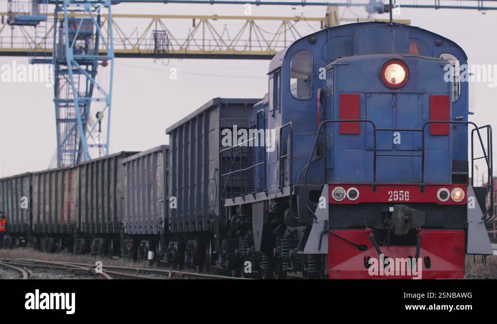 Diesel Container Train Locomotive diesel railroad train Stock Videos & Footage - HD and 4K ...