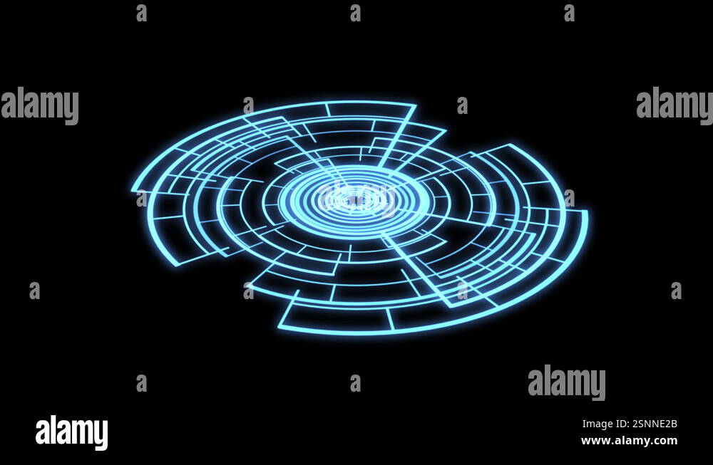 3D VJ Loop Circle Radial Geometric Patterns Audio Reactive X60 Degrees ...