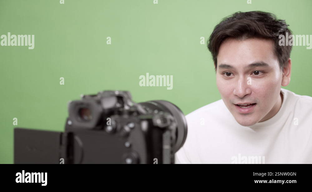 A presenter demonstrates engaging video production techniques in a ...