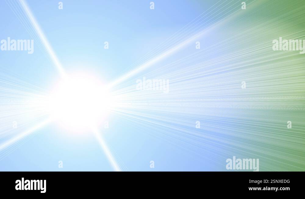 Light Rays Animation Loop Light Blue Stock Video Footage - Alamy