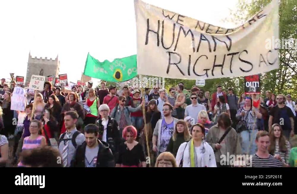 Bristol protest human rights Stock Videos & Footage - HD and 4K Video ...