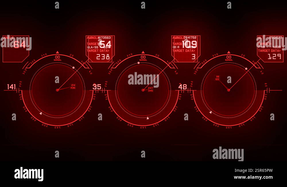 4k Radar GPS signal tech screen display,science sci-fi data computer ...