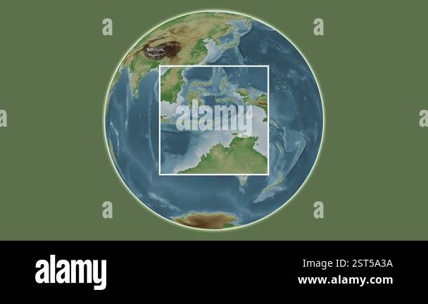 Atauro Island. Presentation of the location on a colored elevation map ...