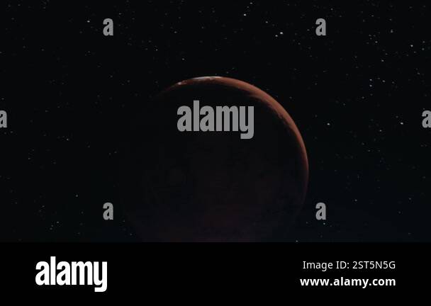 Mars Rotation Animation Cinematic animation of Mars with realistic surface details. Epic CGI ...