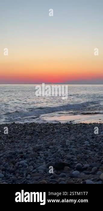 Sea sunset pier. High quality photo Stock Video Footage - Alamy