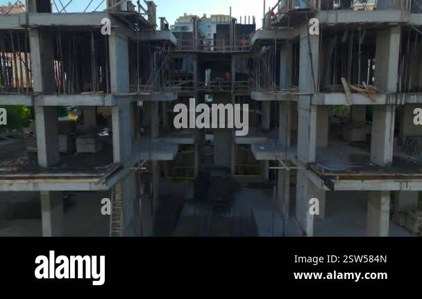 Image result for The construction of a high-end high-rise building is progressing, with ...