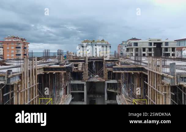 Efficient and dynamic building activity Stock Video Footage - Alamy
