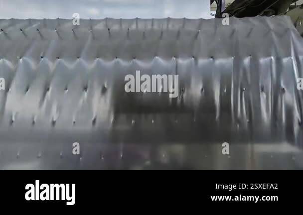 Spikes Packaging Machine Production of recycling, industry packaging. Bio packaging ...