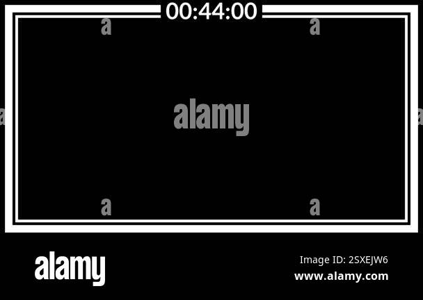 55 seconds countdown timer with a white frame and a countdown timer ...
