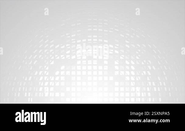 Animated White color semi circle repeating lines with square box ...