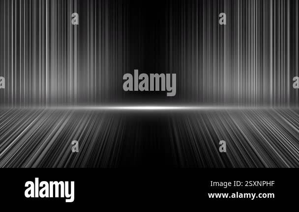 Animated white color multiple lines flowing 3d empty space modern ...