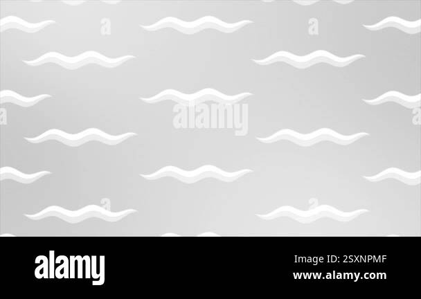 Animated white color simple and classy wavy lines modern design Loop ...