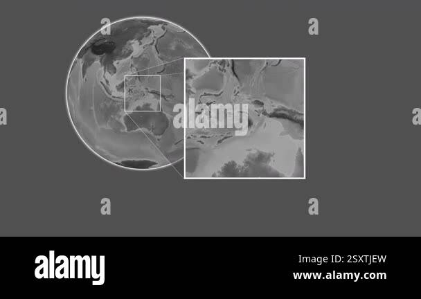Pulau Banda Besar Island. Presentation of the location on a bilevel ...