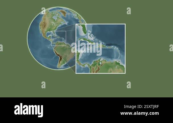 Beata Map Isla Beata Island. Presentation of the location on a colored elevation ...