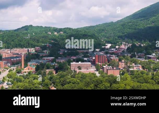 Overview of Boone's historic streets and architecture