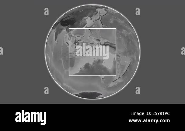 Pulau Babar Island. Presentation of the location on a bilevel elevation ...