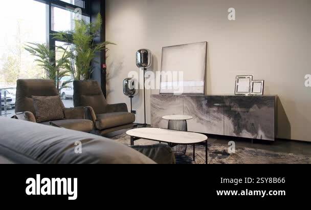 Industrial modern style loft in New York with cozy interiors