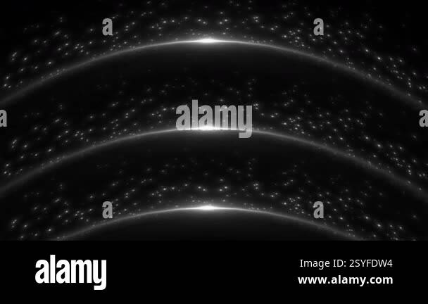 Animated white color glowing particles moving upwards with optical ...