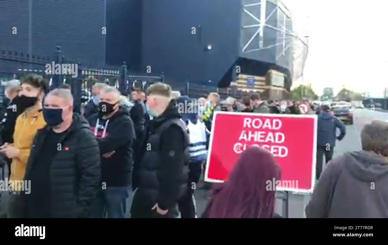 Fans queue outside stadium Stock Videos & Footage - HD and 4K Video ...