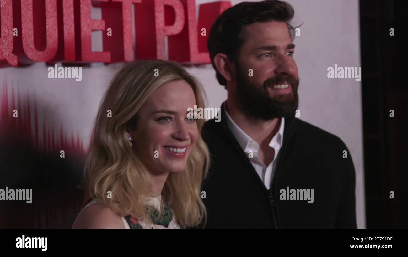 Emily blunt john krasinski quiet place Stock Videos & Footage HD and