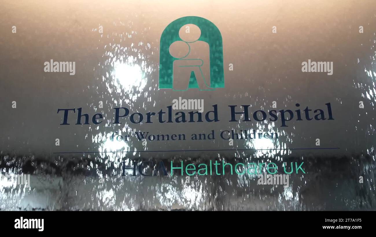 Portland Princess The Portland Hospital where Princess Eugenie gave birth to a son Stock ...