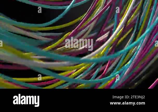 Intertwined wires on white Stock Videos & Footage - HD and 4K Video ...