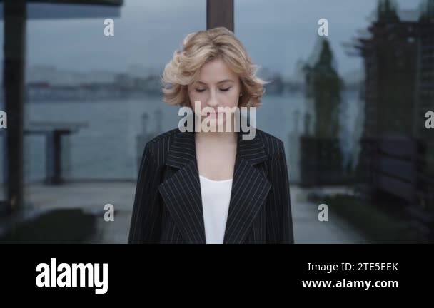 Lady in black suit Stock Videos & Footage - HD and 4K Video Clips - Alamy