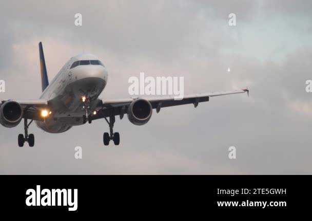 Airbus a320 lufthansa flies Stock Videos & Footage - HD and 4K Video ...