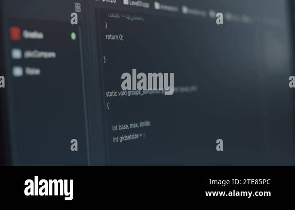 Software developer typing programming Stock Videos & Footage - HD and ...