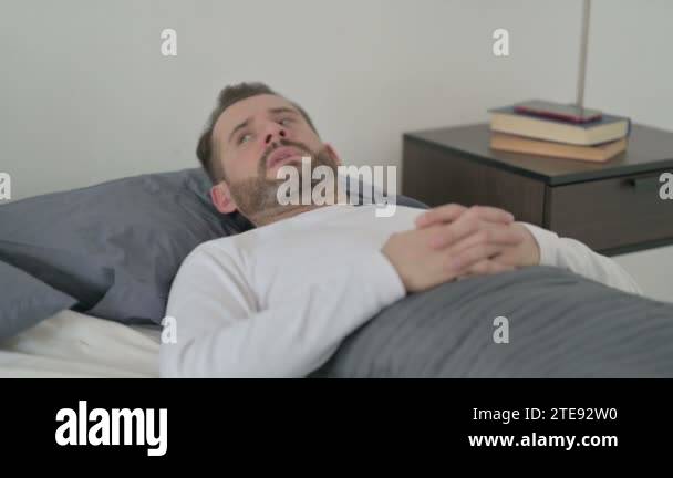 Man unable to sleep Stock Videos & Footage - HD and 4K Video Clips - Alamy