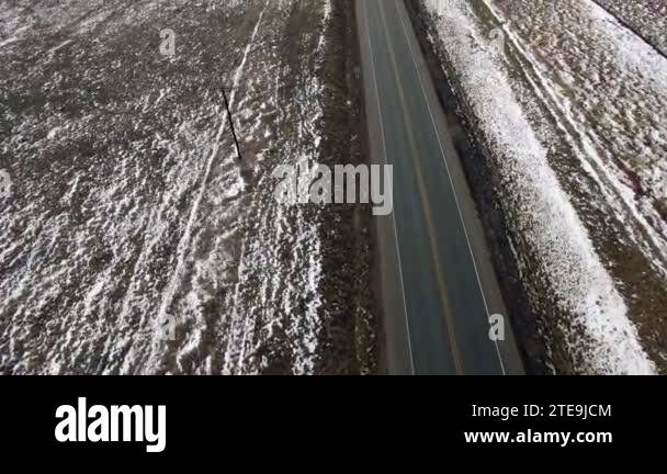 Landscape road covered snow Stock Videos & Footage - HD and 4K Video ...