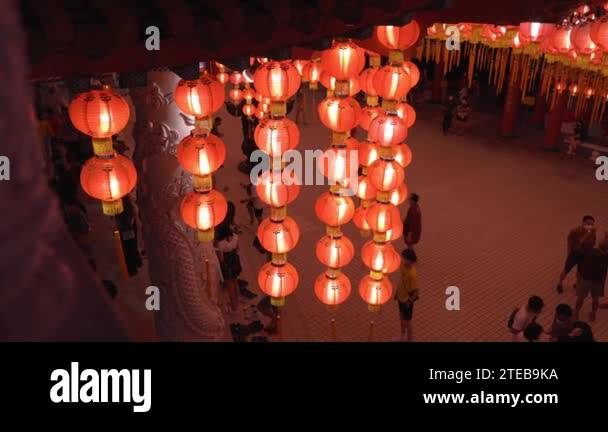 Thean hou temple during chinese new year Stock Videos & Footage - HD ...