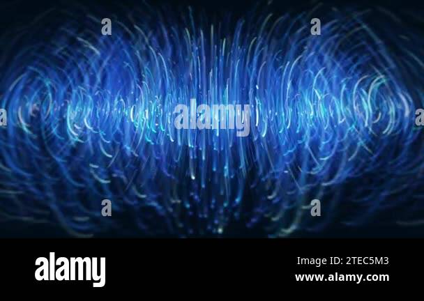 Abstract Cylinder With Particular Lines Flowing Background Loop/ 4k ...