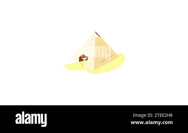 Desert pyramid icon cartoon Stock Videos & Footage - HD and 4K Video ...