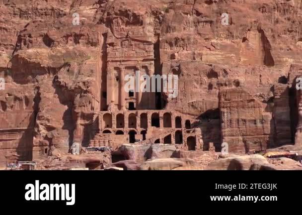 Petra, Jordan, circa 2016: the ruins and surroundings of Petra, capital ...