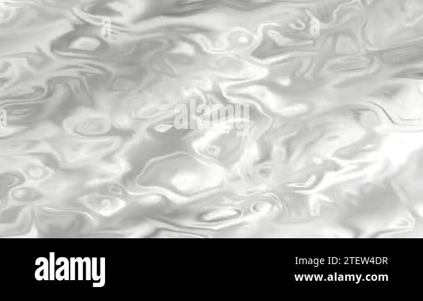 Silver Liquid Background Waving Water Fluid 3D Texture Abstract Surface ...