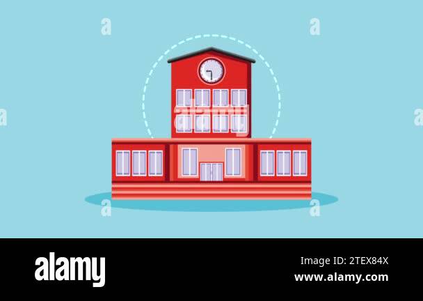 School building facade Stock Videos & Footage - HD and 4K Video Clips ...