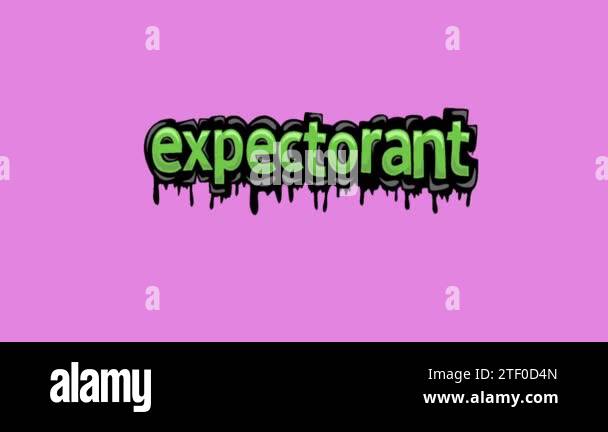 Pink Screen Written Pink screen animation video written EXPECTORANT Stock Video Footage - Alamy
