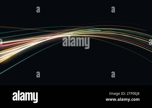 Abstract Slow Motion Swirling Strings Particles Background Loop/ 4k ...