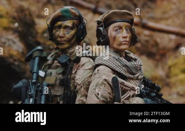 Military women combat operation Stock Videos & Footage - HD and 4K ...