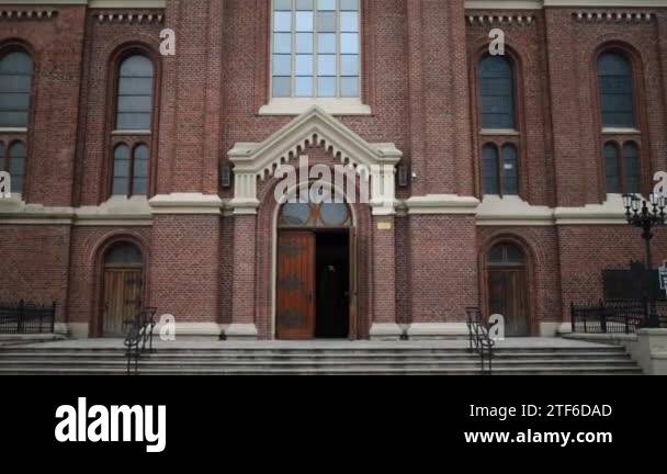 Church of the Most Holy Name of Jesus in Lodz Stock Video Footage - Alamy