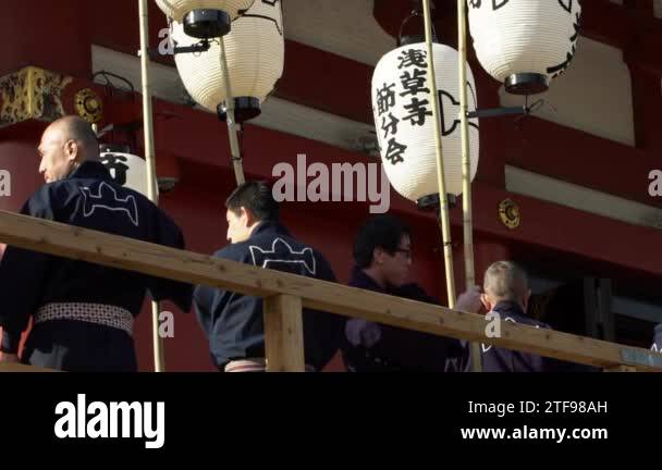 Tokyo, Japan-03 February, 2020: Slowmotion of asian men dressed in ...