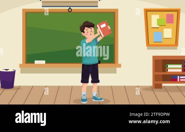Boy student in classroom Stock Videos & Footage - HD and 4K Video Clips ...