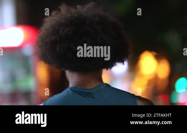 Back young black man walking Stock Videos & Footage - HD and 4K Video ...