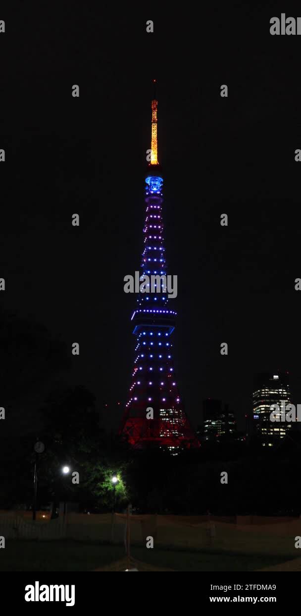 Famous illuminated tokyo tower Stock Videos & Footage - HD and 4K Video ...