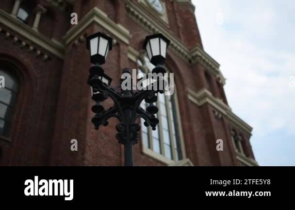 Church of the Most Holy Name of Jesus in Lodz Stock Video Footage - Alamy