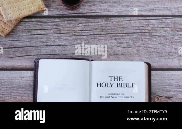 Flat lay bible Stock Videos & Footage - HD and 4K Video Clips - Alamy