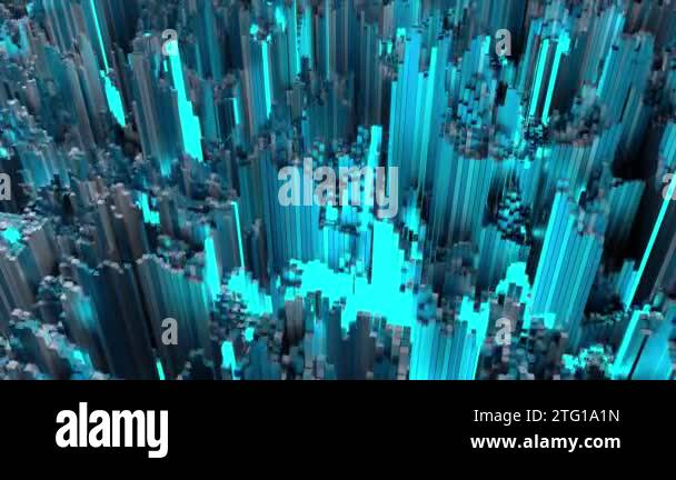 Multi Core Processing Animation 4K Futuristic Multi Core Processing Concept. Seamless loop Stock Video ...