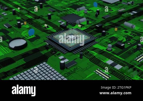 CPU processor circuit with data transmission and advanced engineering ...