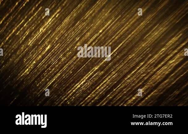 Abstract Gold Filaments Bursting Background/ 4k animation of an ...